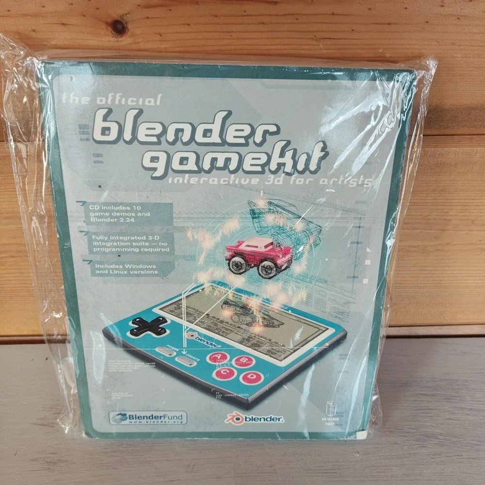 The Official Blender Gamekit: Interactive 3D for‎ Artists 9781593270049 Sealed